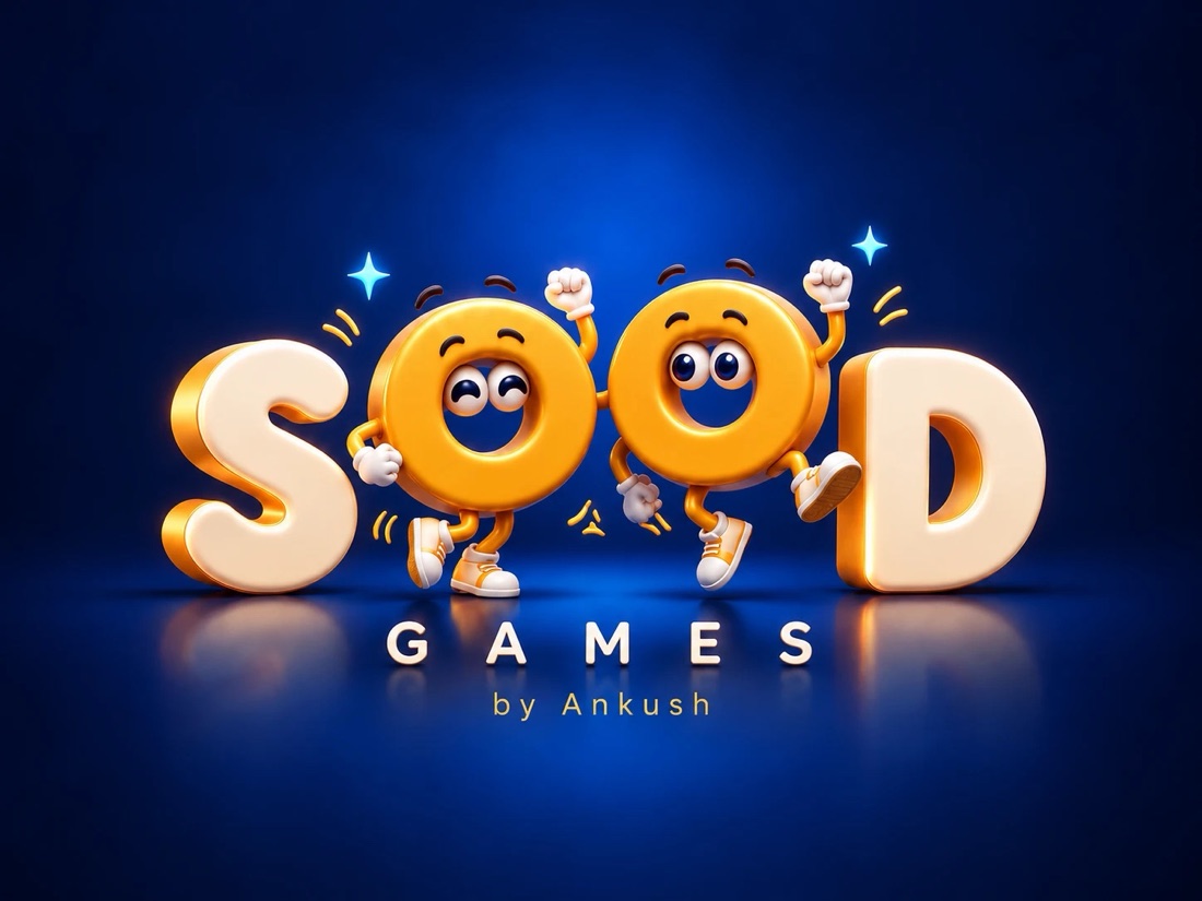 Sood Games logo with two cheerful O characters